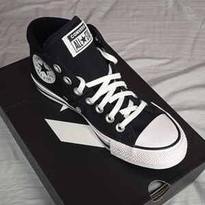 Converse Black and White High-Top Sneakers
